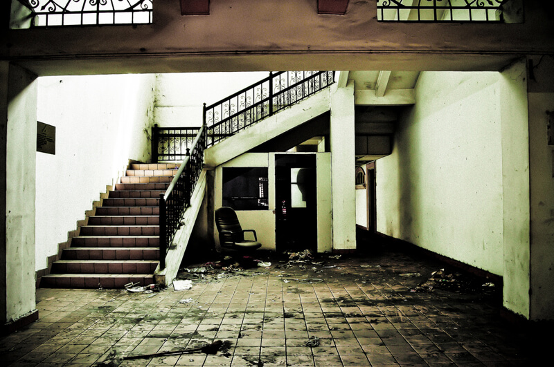 urban decay in malyasia staircase