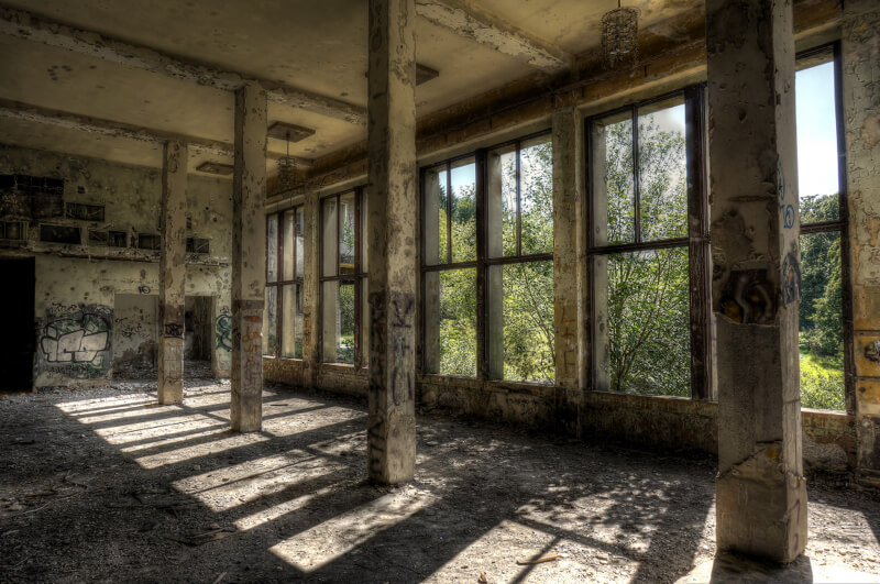 urban decay socialist recreation home in east germany