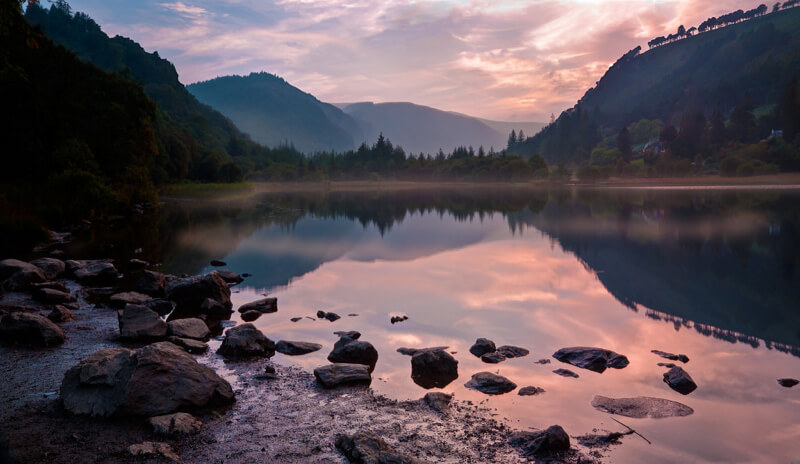 mountain Glendalough Ireland