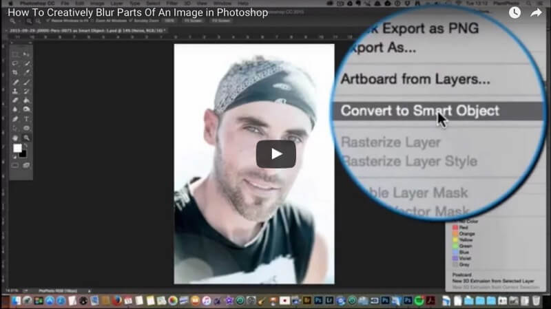 Photoshop Tutorial Blur