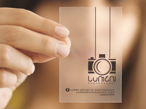 photographer business cards