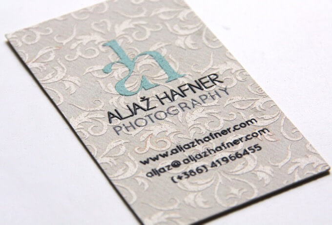 Aljaž Hafner Photography photography business card