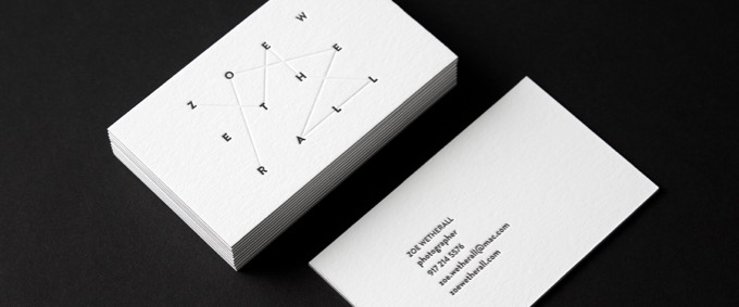 zoe wetherall photography business card