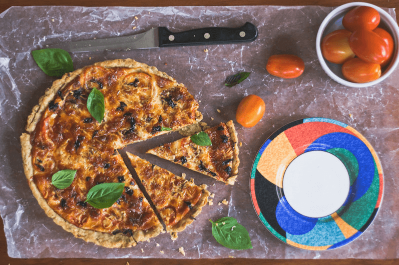 Nico Francisco - Tomato Mozzarella Basil Tart