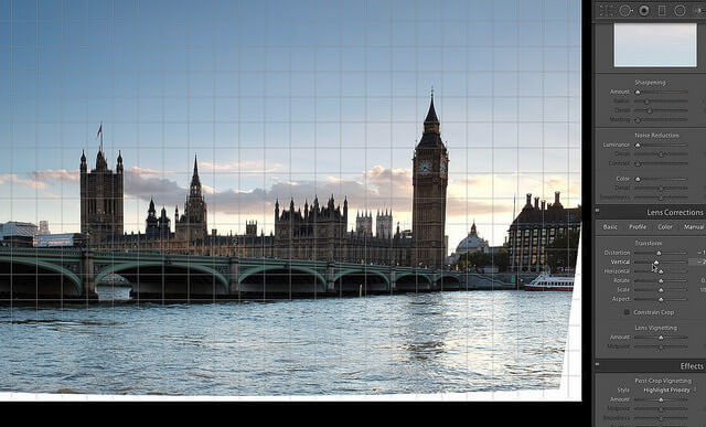 Lens Corrections in Lightroom