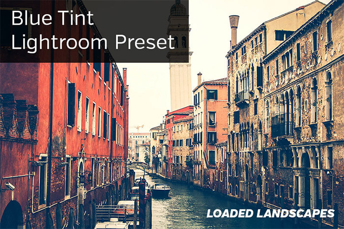 Blue Tint Lightroom Preset