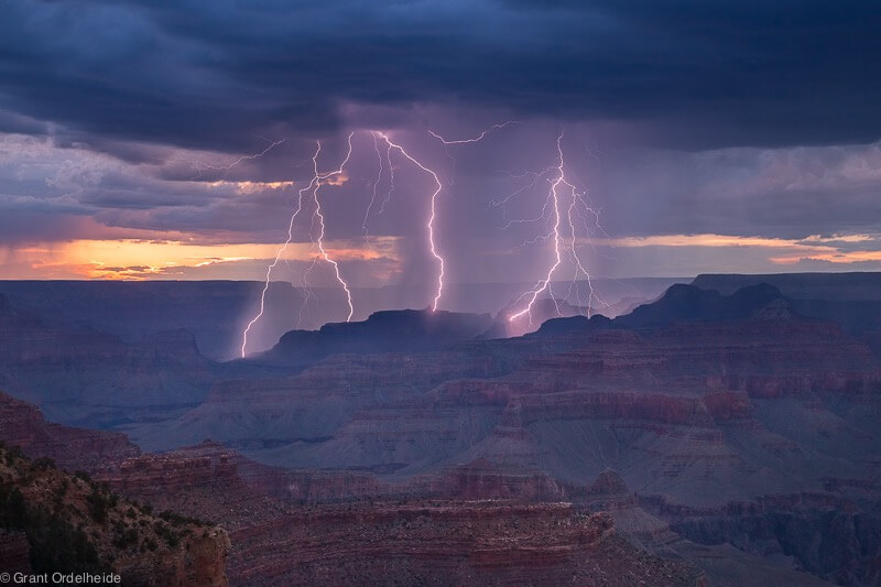 Grant Ordelheide Grand Canyon Lightning