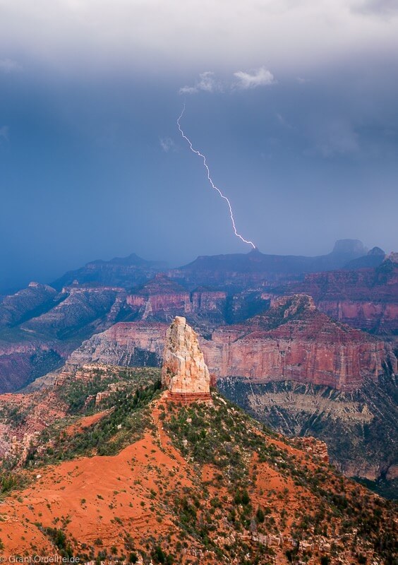 Point Imperial Lightning Grand Canyon