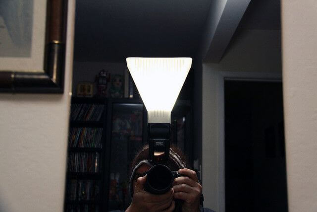 DIY open-top flash diffuser