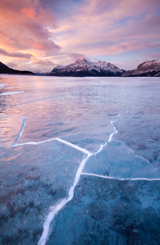 Abraham Lake Cracks - Grant Ordelheide