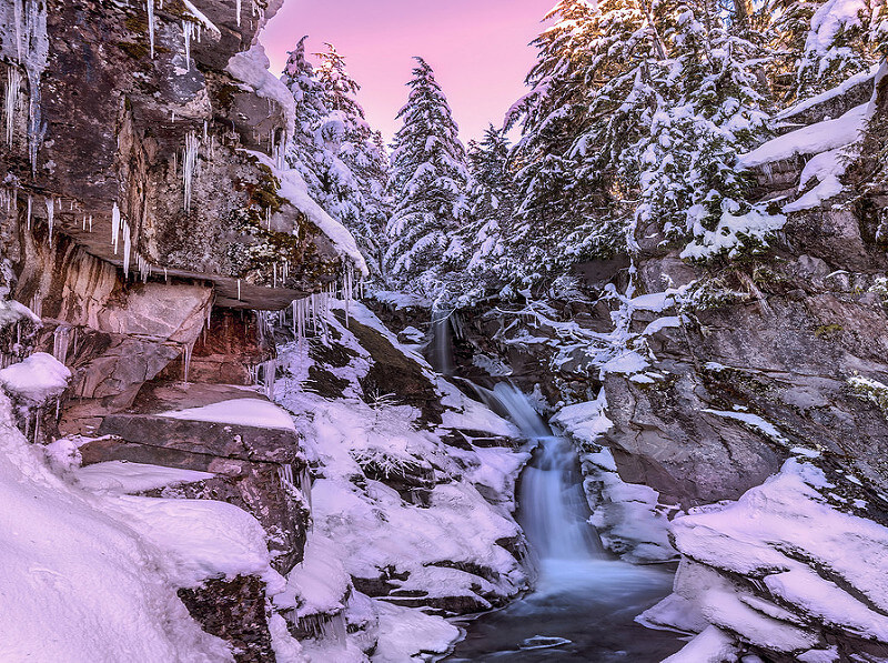 Mt Rainier NP in Winter (Christine Falls)