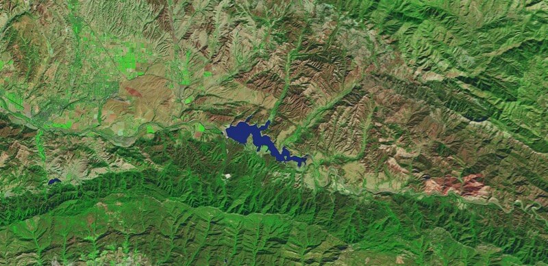 Lake Cachuma, Southern California Drought before