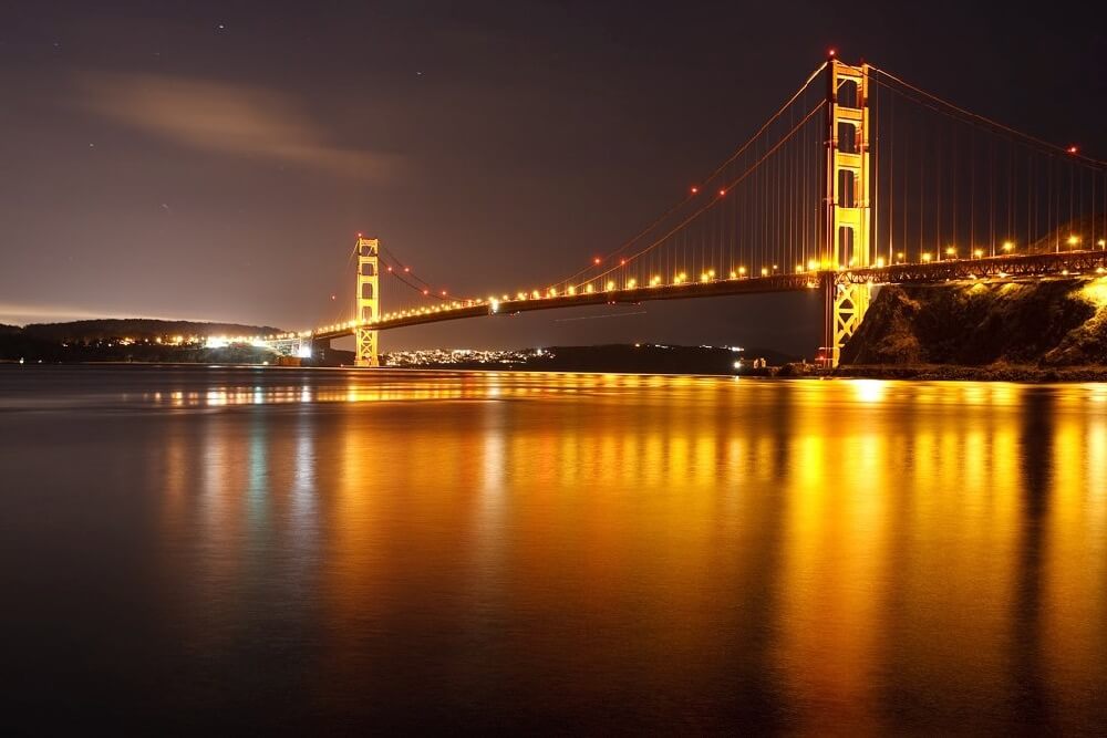 verygreen - Golden Gate Bridge at night