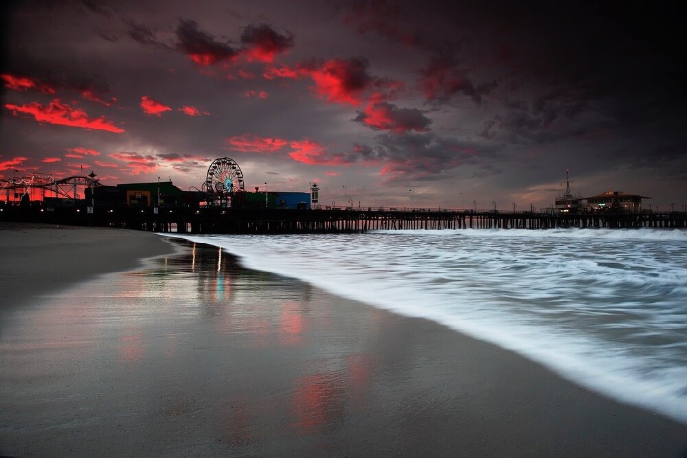 Pacheco - Santa Monica Pier at Sunrise - Lost Transmissions