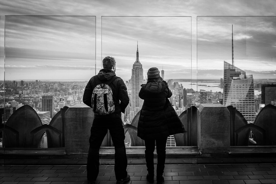 tourists in nyc