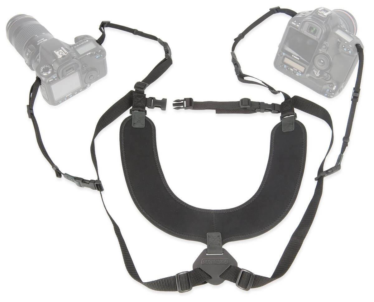 op/tech dual camera harness