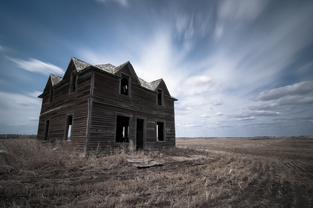 abandoned building