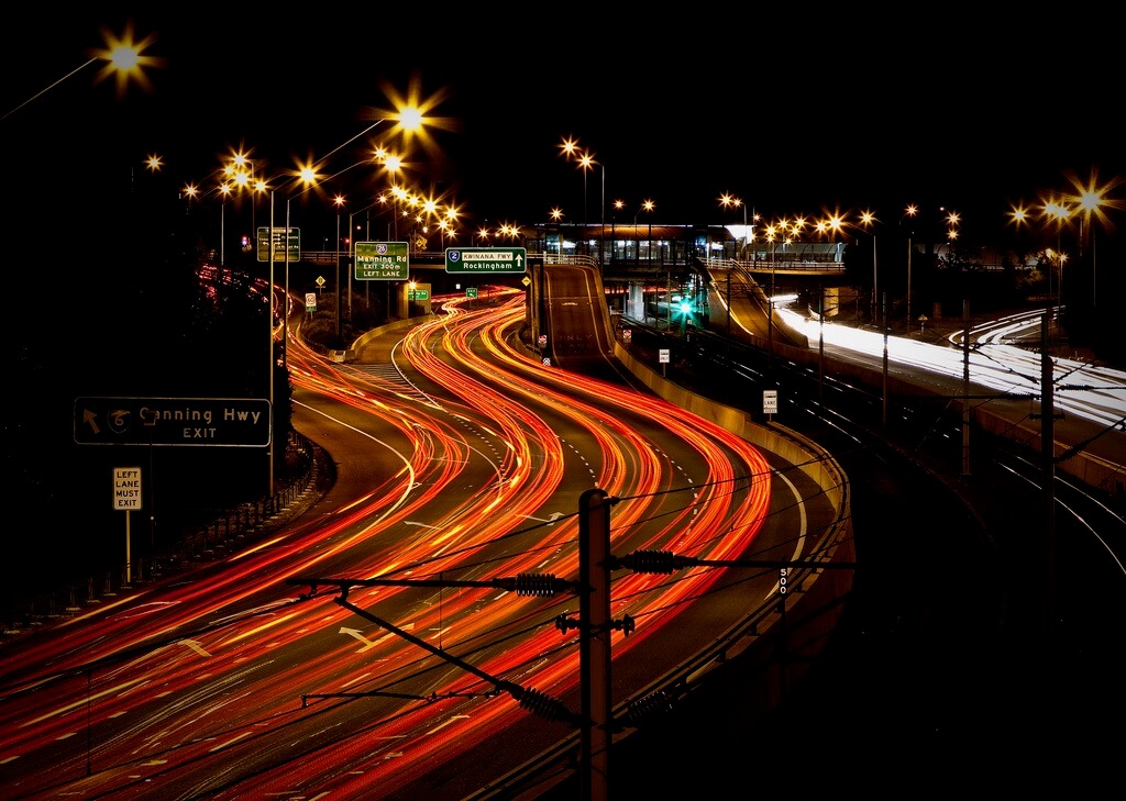 Stephen Humpleby long exposure traffic