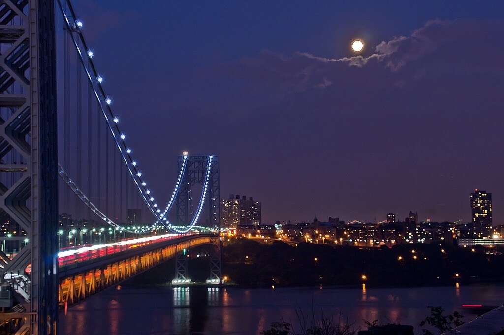 Lidija Bondarenko - Full Blue Moon by GW Bridge