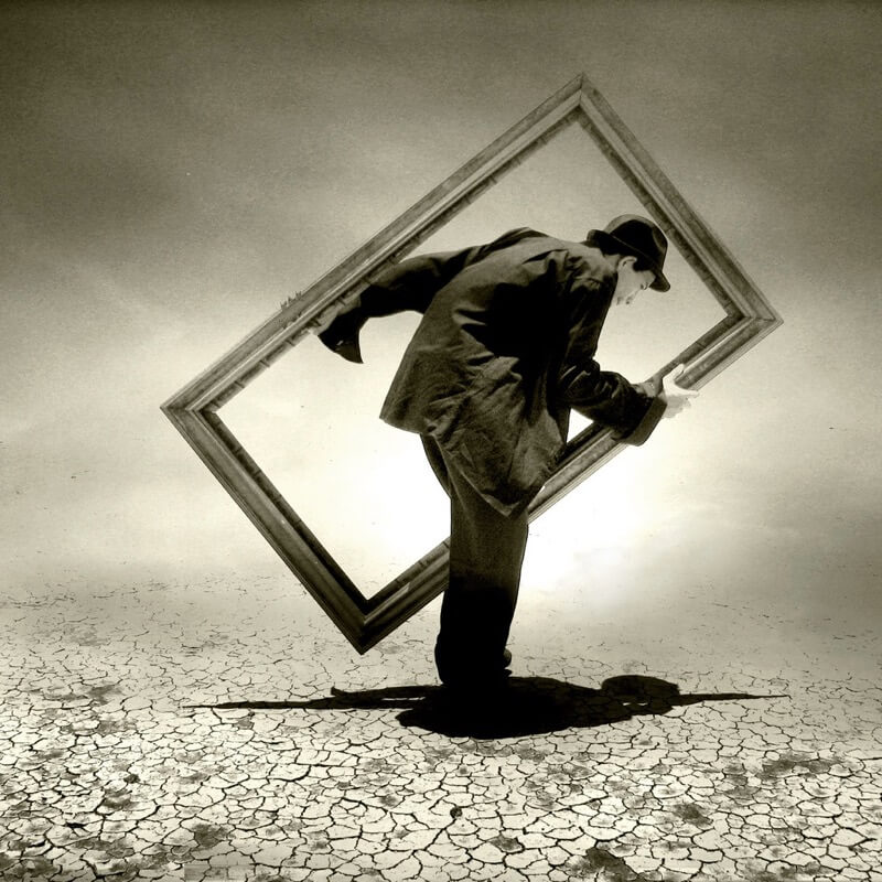 Saul Landell man picture frame