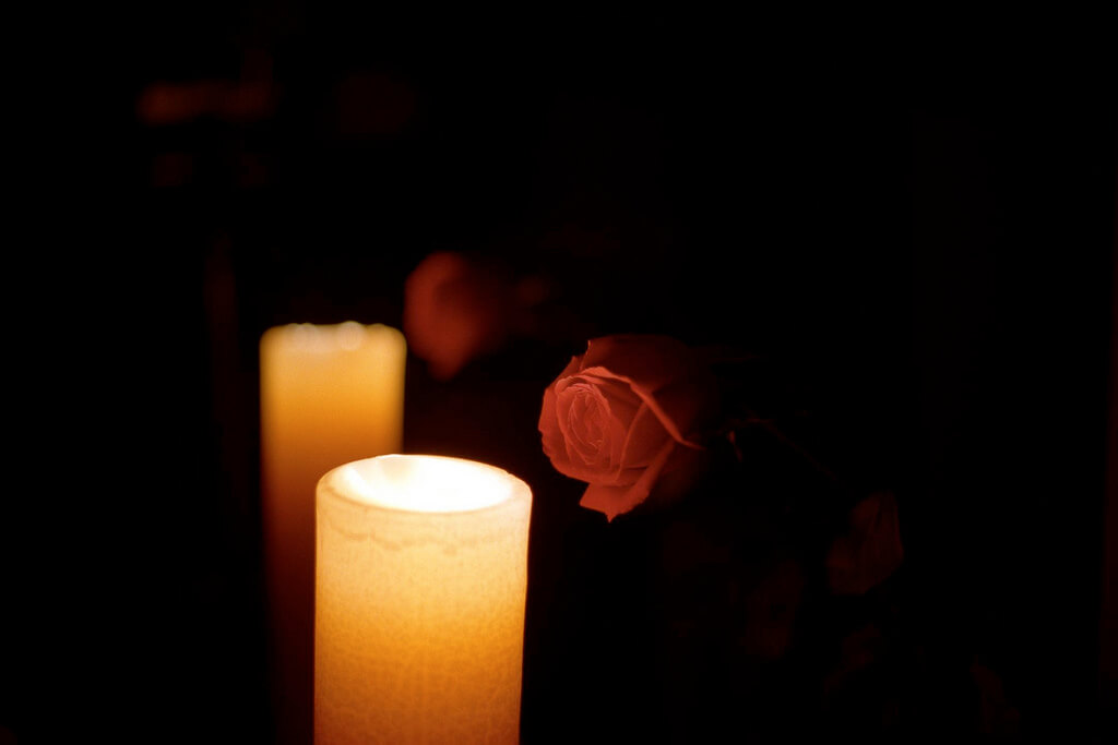 Rose and Candle