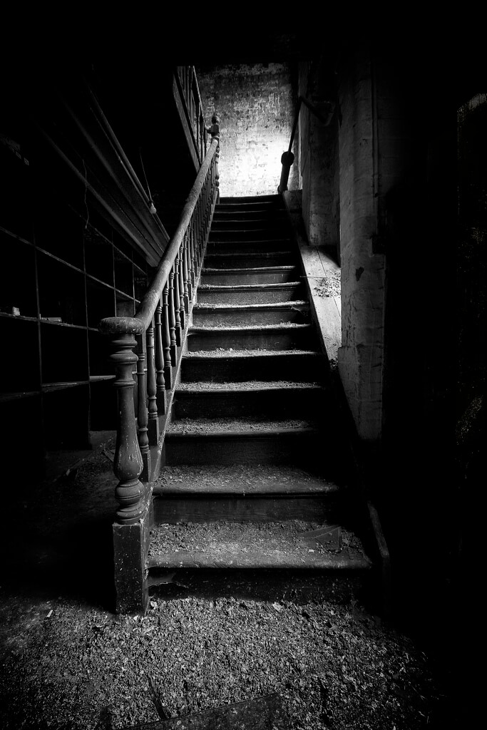 James Drury - creepy stairs