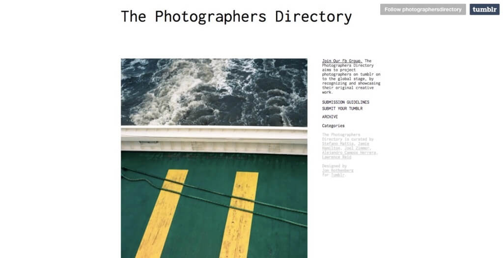 The Photographers Directory