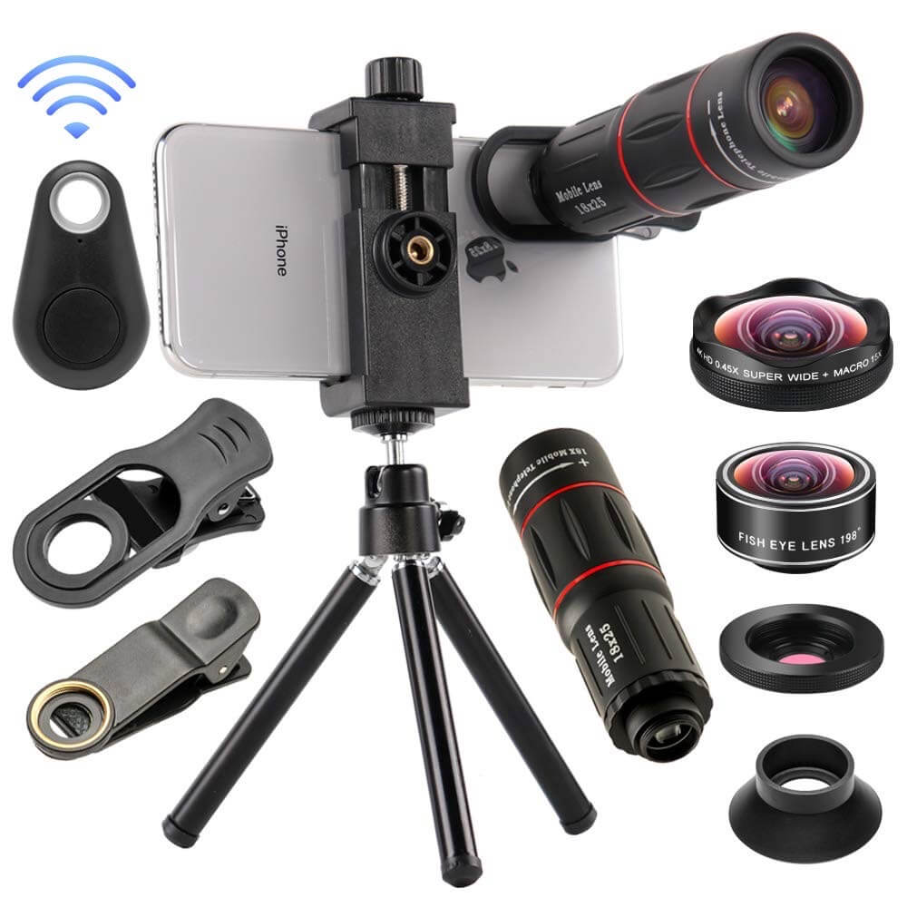 4 in 1 Cell Phone Camera Lenses Kit
