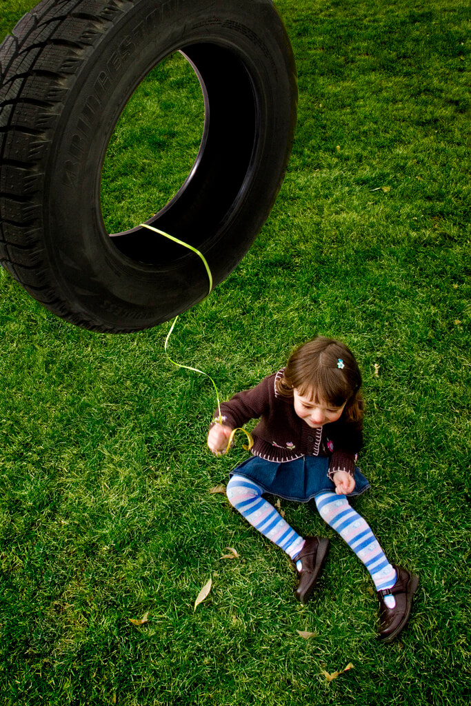 arianne leishman - tire swing