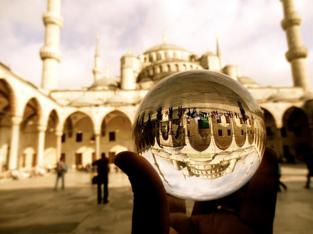 Rajeev Rajagopalan - blue mosque crystal ball