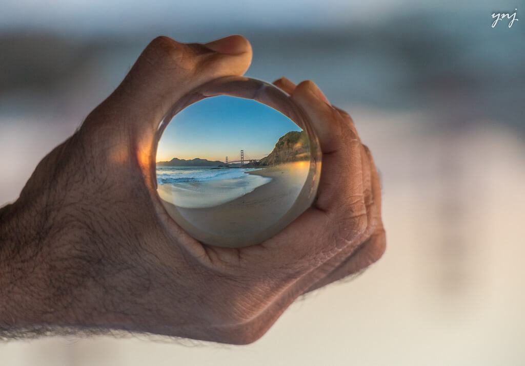 Yogendra Joshi - golden gate bridge neewer crystal ball