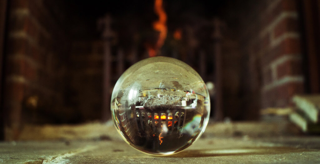 Phil Dolby - fireplace in crystal ball