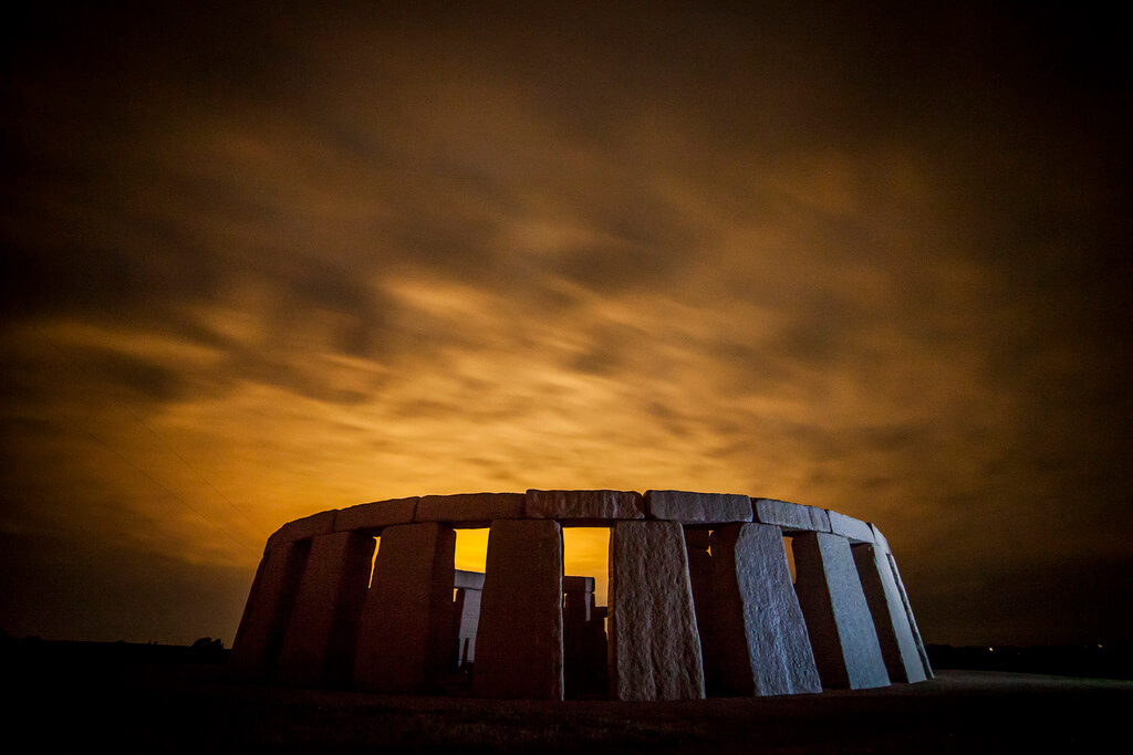 Stephen Humpleby - Stone Henge at night photography