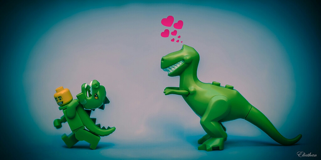 pixlilli - Lego Dinosaur Love