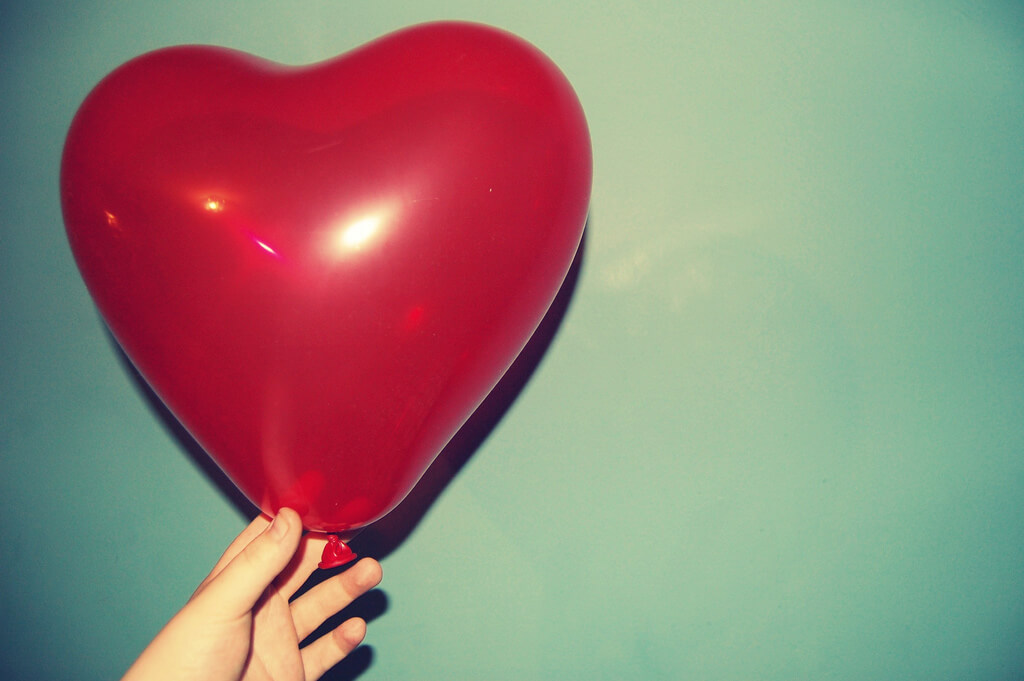 half alive - red heart balloon