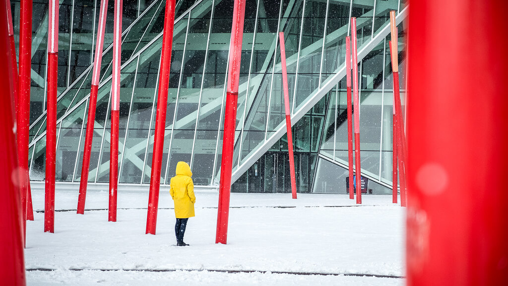 Giuseppe Milo - Under the snow - Dublin, Ireland - Street photography