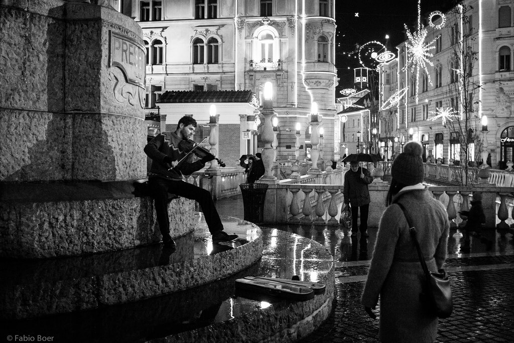 Fabio Boer - Violinist in Lubiana