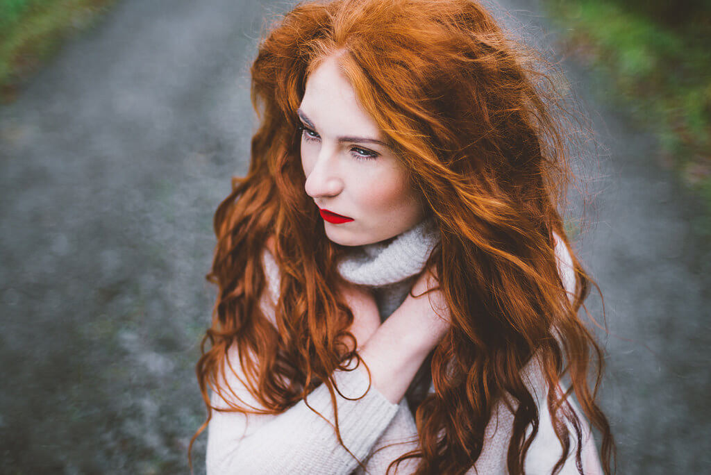 Berit Alits - long red hair