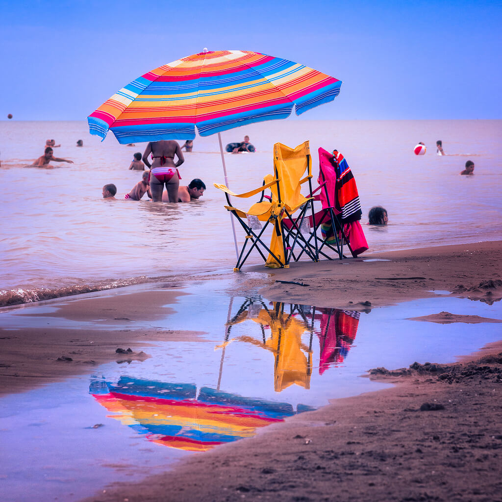 Jim Smith - beach umbrella