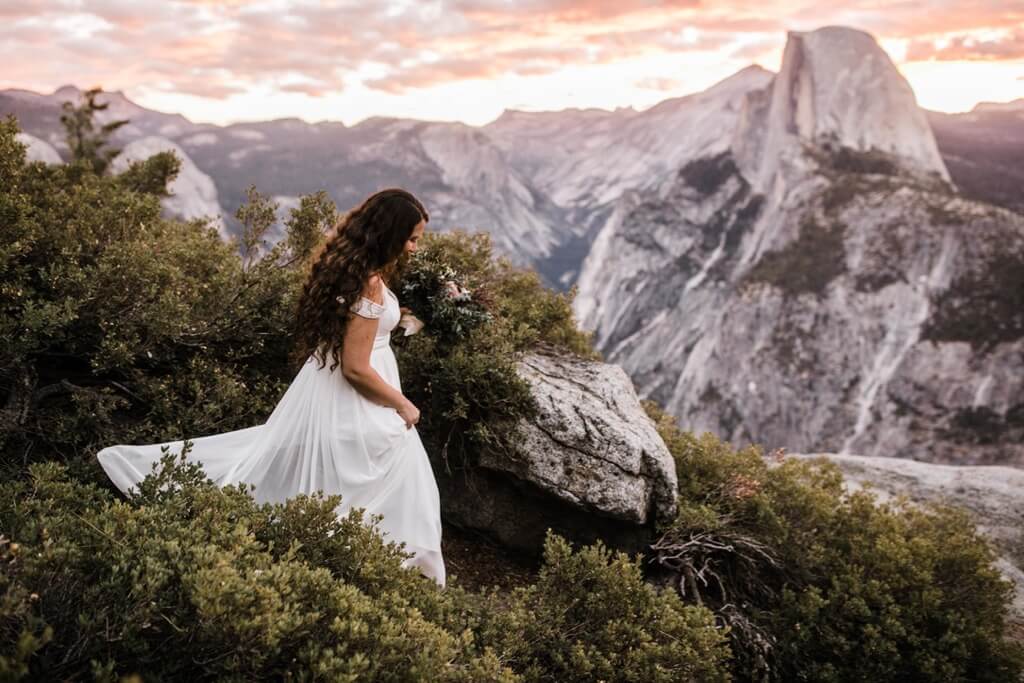 Hearnes Elopement Photography - Yosemite Sunrise Glacier Point