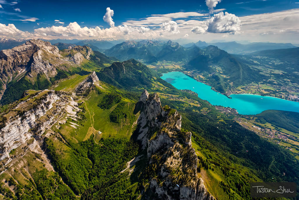 Tristan 'Shu' Lebeschu - birds-eye view mountains