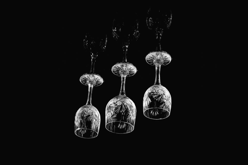 Marcin Krawczyk - upside down glass cups