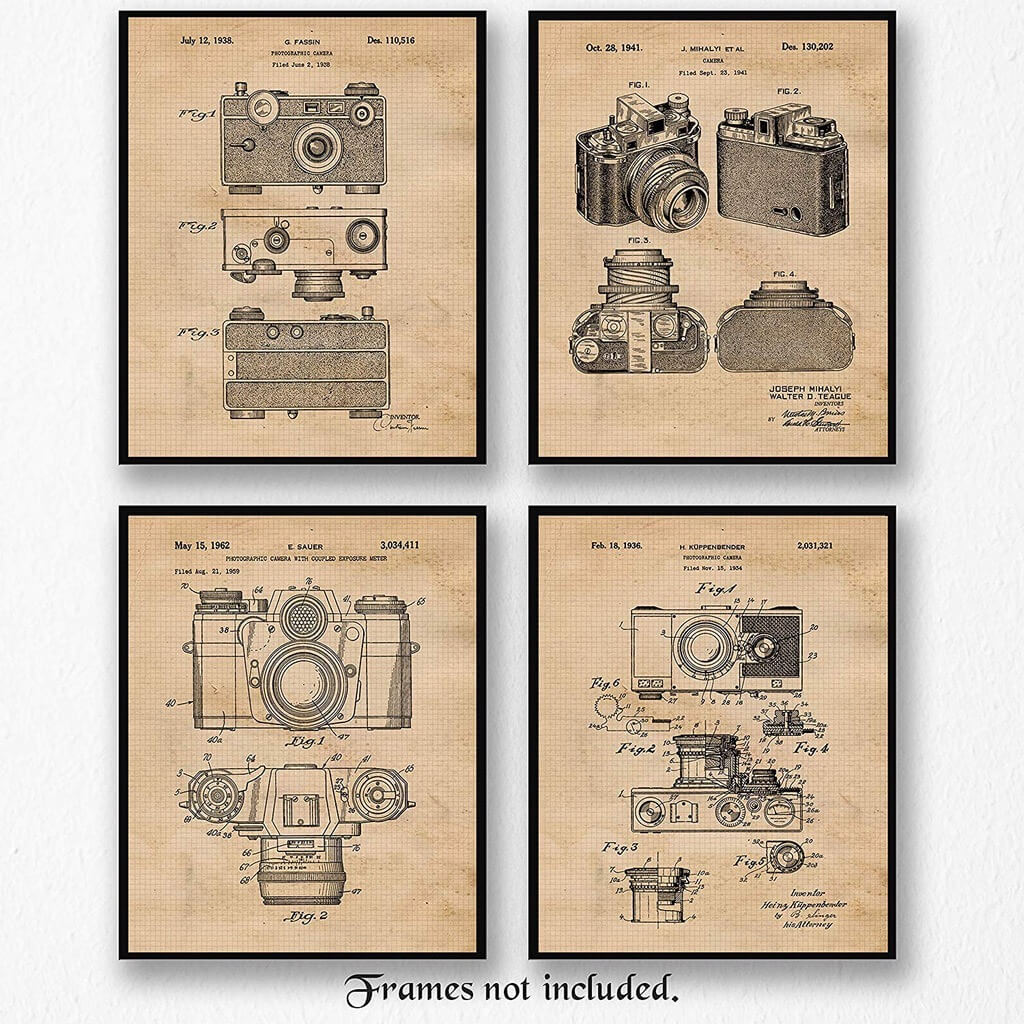 Camera Patent Poster Prints