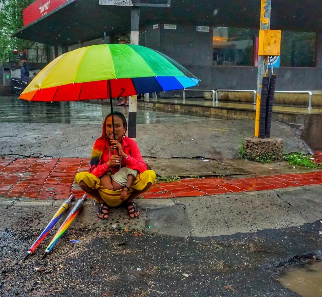 Manish (Valmie) Joshi - Mother with Umbrella