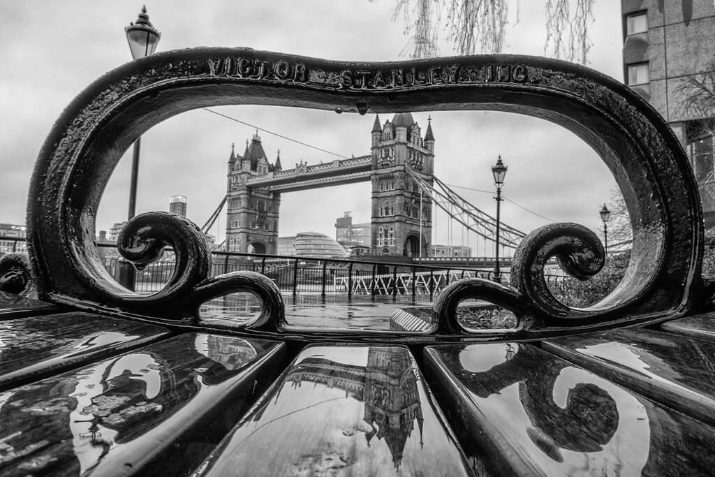 Sam Codrington - tower bridge rain