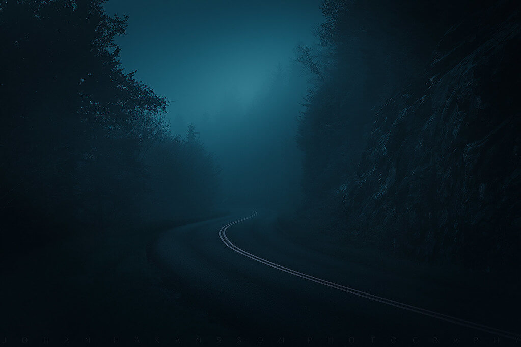 Johan Hakansson Photography - Blue Ridge Parkway with Rain and Mist