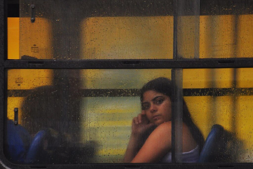 Otacílio Rodrigues - girl in bus