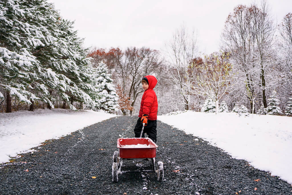 Elizabeth Sallee Bauer - Snow portrait