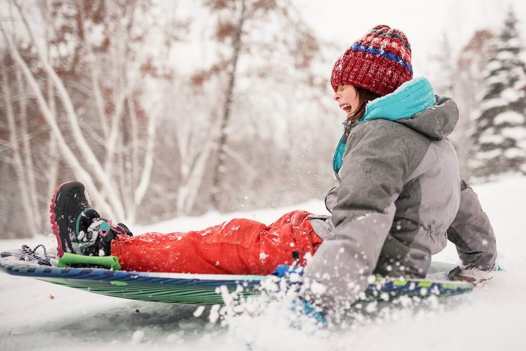 Elizabeth Sallee Bauer - Sledding