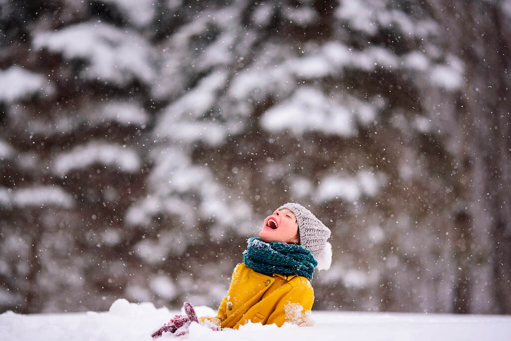 Elizabeth Sallee Bauer - Snow portrait